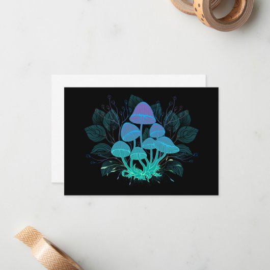 Toadvoorraad in Bushes Notitiekaartje (Voorkant / Achterkant in situ)