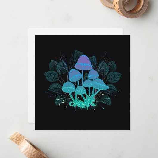 Toadvoorraad in Bushes Notitiekaartje (Voorkant / Achterkant in situ)