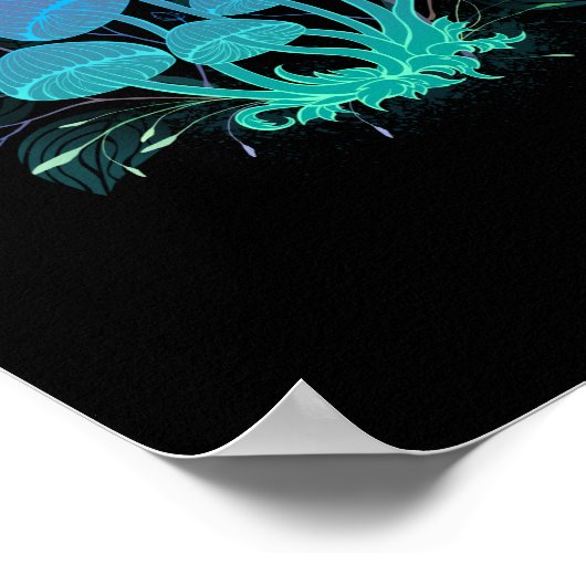 Toadvoorraad in Bushes Poster (Hoek)