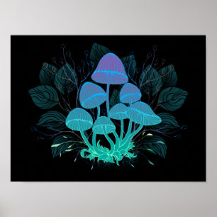 Toadvoorraad in Bushes Poster