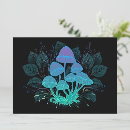 Toadvoorraad in Bushes Programmakaart (Staand voorkant)