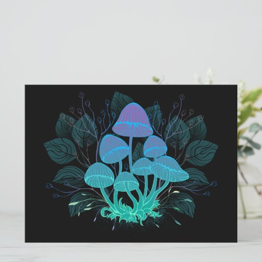 Toadvoorraad in Bushes Programmakaart (Staand voorkant)