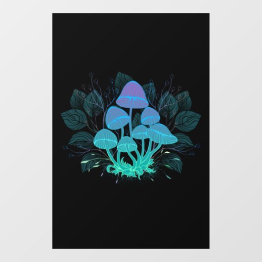 Toadvoorraad in Bushes Raamsticker (Vel)