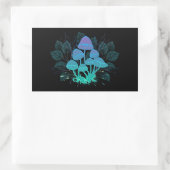 Toadvoorraad in Bushes Rechthoekige Sticker (Tas)