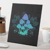 Toadvoorraad in Bushes Reclamebord Met Voetstuk (Insitu)