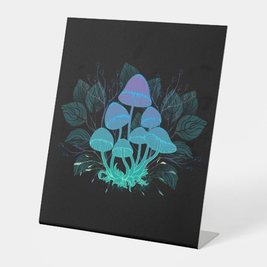 Toadvoorraad in Bushes Reclamebord Met Voetstuk (Voorkant)