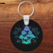 Toadvoorraad in Bushes Sleutelhanger (Achterkant)