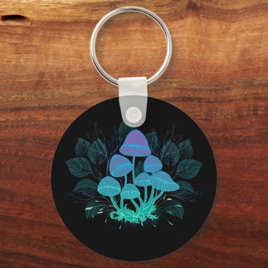 Toadvoorraad in Bushes Sleutelhanger (Achterkant)