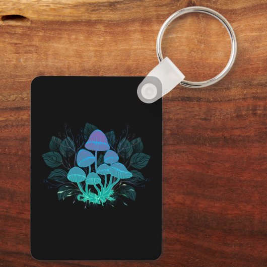 Toadvoorraad in Bushes Sleutelhanger (Achterkant)