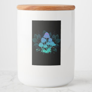 Toadvoorraad in Bushes Voedselcontainer Etiket