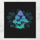 Toadvoorraad in Bushes Wijn Etiket (Enkel label)