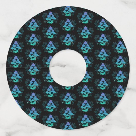 Toadvoorraad in Bushes Wijnglaslabel (Achterkant)