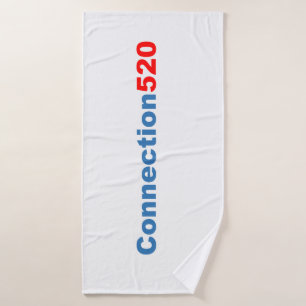 Toalha de banho branca badhanddoek