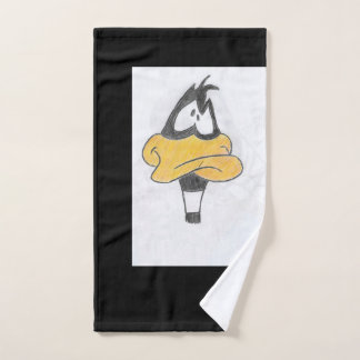 toalha de mão de desenho a lápis handdoek