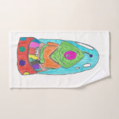 toalha de mão   desenho  a lápis. handdoek (Handdoek)