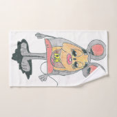 Toalha de mão desenho a lápis handdoek (Handdoek)