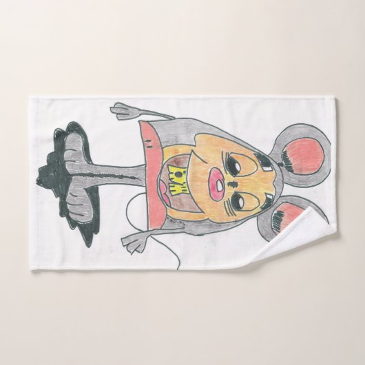 Toalha de mão desenho a lápis handdoek (Handdoek)