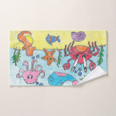 toalha de mão desenhos a lápis. handdoek (Handdoek)