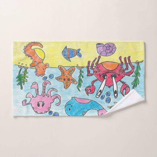 toalha de mão desenhos a lápis. handdoek (Handdoek)