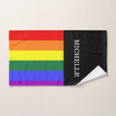 Toalha de Mão Orgulho Gay Rainbow Personalizado Handdoek (Handdoek)