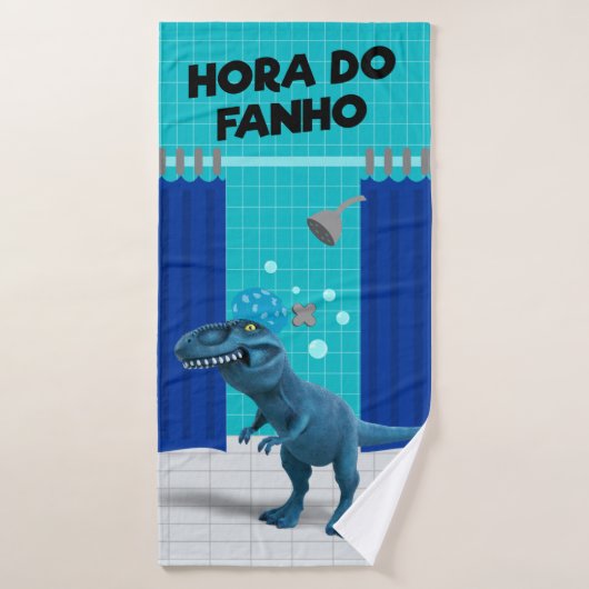 Toalha do Dinofauro Badhanddoek (Badhanddoek)