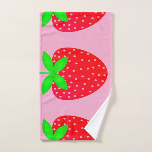 Toalha estampada morangos bad handdoek (Handdoek)