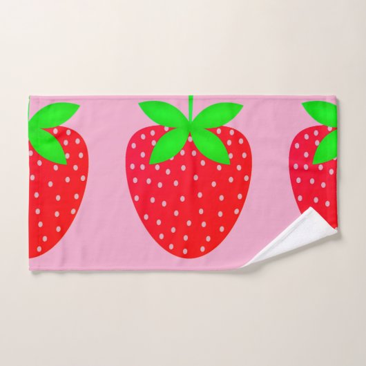 Toalha estampada morangos bad handdoek (Handdoek)