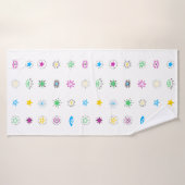 Toalha Olhos coloridos Badhanddoek (Badhanddoek)