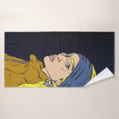 Toalla de Baño de Versión de La Joven de la Perla Badhanddoek (Badhanddoek)