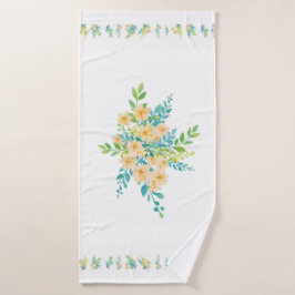 Toalla de baño "Flores del campo" Badhanddoek
