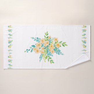 Toalla de baño "Flores del campo" Badhanddoek
