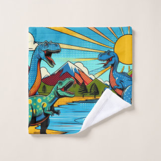 Toalla de cara diseño dinosaurios washandje