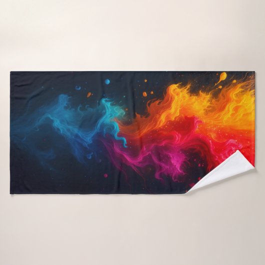 Toalla de fuego multicolor badhanddoek (Badhanddoek)