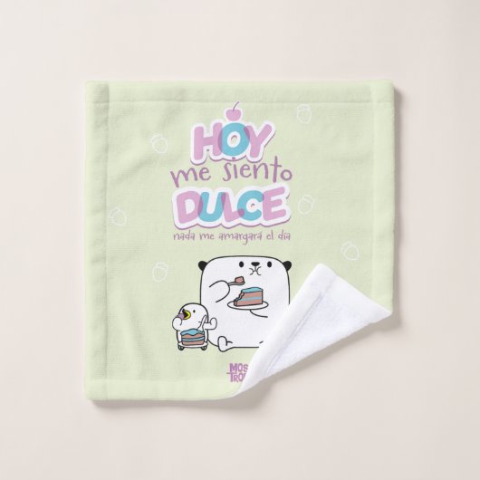 Toalla│Hoy me siento dulce Washandje (Wasdoekje)