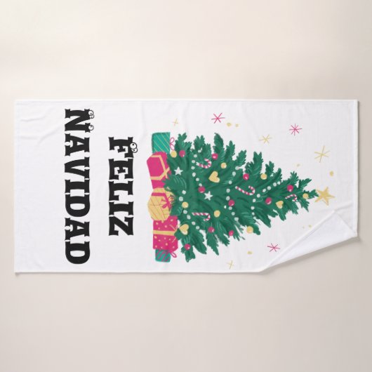 toalla navideña badhanddoek (Badhanddoek)