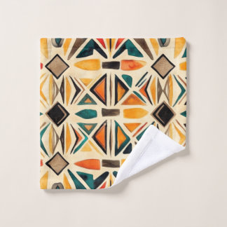 Toallas de baño Geometric Watercolor Mosaic Bad Handdoek