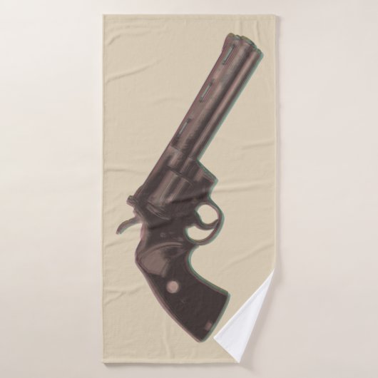 Toallas de baño revolver Colt Python Wester Bad Handdoek (Badhanddoek)