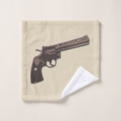 Toallas de baño revolver Colt Python Wester Bad Handdoek (Wasdoekje)