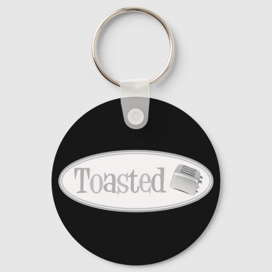TOASSA Retro Toaster - Licht grijs Sleutelhanger (Voorkant)