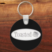 TOASSA Retro Toaster - Licht grijs Sleutelhanger (Voorkant)