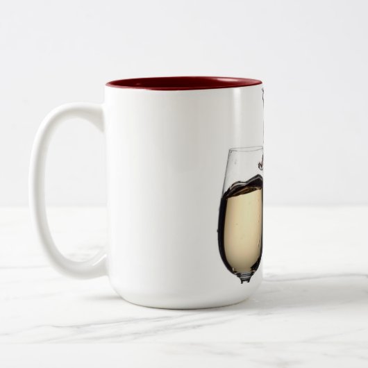 **** TOASSERINGSWIJN**** TWEEKLEURIGE KOFFIEMOK (Links)