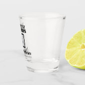 Toast aan afwezige Friends Shot Glass Glas (Rechts)