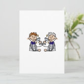 Toast aan de Groomen Kaart (Staand voorkant)