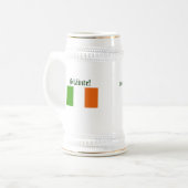 Toast aan Irish Friends-Beer Stein Bierpul (Voorkant links)