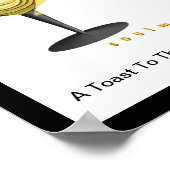 "Toast aan ons"* Poster (Hoek)