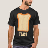 Toast Bread Breakfast Costume Cute Easy Food Hallo T-shirt (Voorkant)