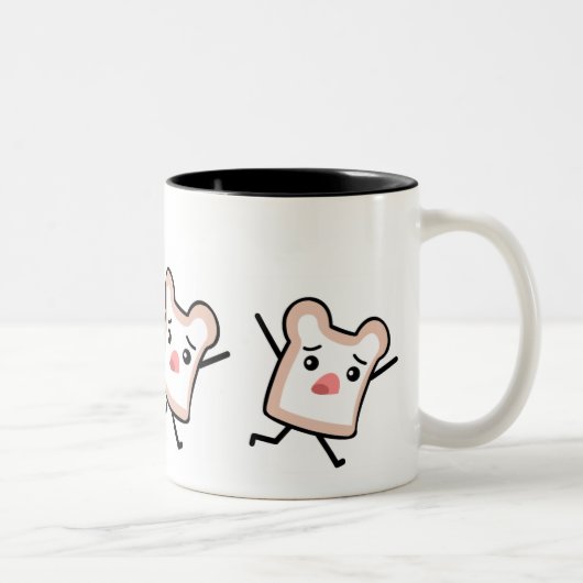 Toast Chase-Mok Tweekleurige Koffiemok (Rechts)