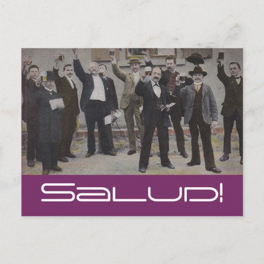  toast Club Salud Health Briefkaarten (Voorkant)