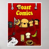 Toast Comics Cast Poster (Voorkant)