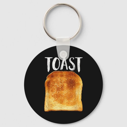 Toast Costume Halloween Funny Bread Lover Christma Sleutelhanger (Voorkant)